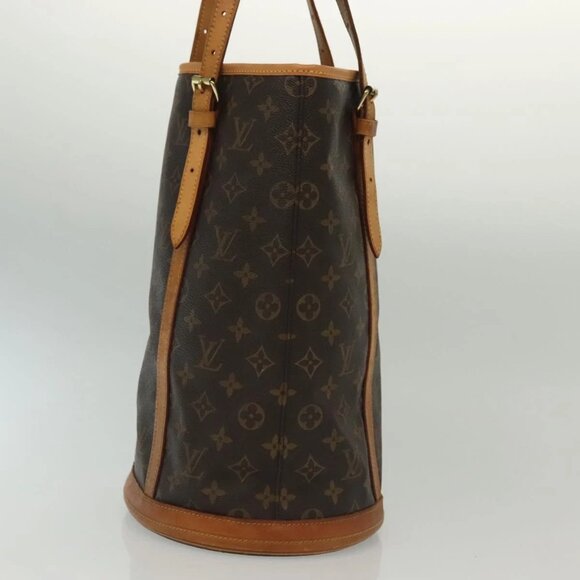 LOUIS VUITTON Monogram Bucket GM Shoulder Bag M42236 LV Auth 131115 - Picture 4 of 16